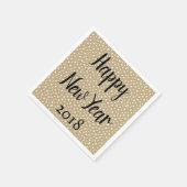 ハッピーニューイヤーズ スタンダードカクテルナプキン (角)