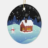 ハッピーニューイヤーセラミックオーナメント セラミックオーナメント (左)