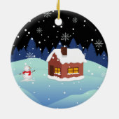 ハッピーニューイヤーセラミックオーナメント セラミックオーナメント (裏面)