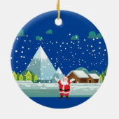 ハッピーニューイヤーセラミックオーナメント セラミックオーナメント (裏面)