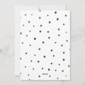 ハッピーニューイヤータイポグラフィの写真 シーズンカード (裏面)