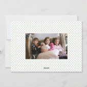 ハッピーニューイヤータイポグラフィ8枚の写真コラージュ シーズンカード (裏面)