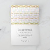 ハッピーニューイヤートレンディーブラックフォントファミリーフォト シーズンカード (内部)