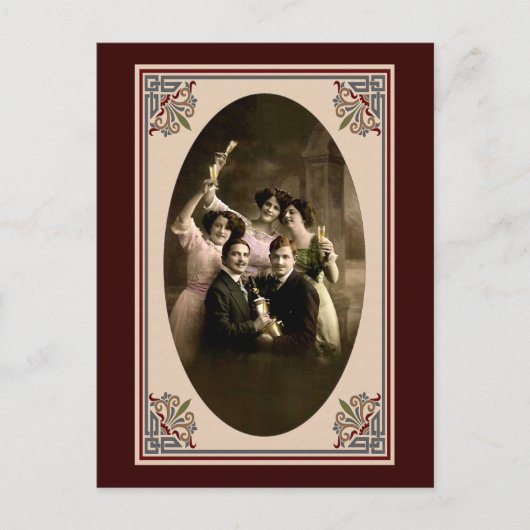 ハッピーニューイヤートースト シーズンポストカード (正面)