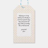 ハッピーニューイヤーバーカートグランドミレニアル ギフトタグ (裏面)