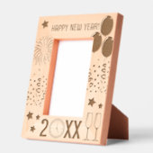 ハッピーニューイヤーパーティーカスタマイズお祝い レーザー彫刻フレーム (左)