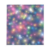 ハッピーニューイヤーパーティーグリッタースター ノートパッド (正面)