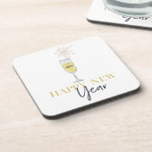 ハッピーニューイヤーパーティーシャンパンスパークラー コースター (左側)