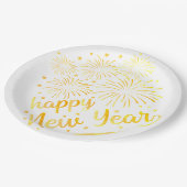 ハッピーニューイヤーパーティープレート ペーパープレート (アングル)