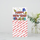 ハッピーニューイヤーパーティー帽子 シーズンカード (スタンド正面)