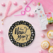 ハッピーニューイヤーパーティー紙プレート ペーパープレート (パーティー)