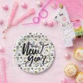 ハッピーニューイヤーパーティー紙プレート ペーパープレート (パーティー)