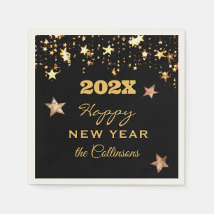 ハッピーニューイヤーパーティー スタンダードカクテルナプキン