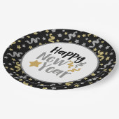 ハッピーニューイヤーパーティー ペーパープレート (アングル)