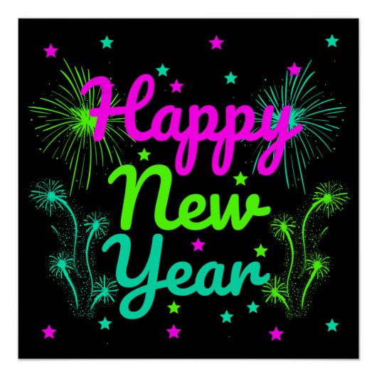ハッピーニューイヤーパーティー ポスター (正面)