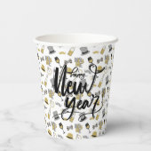 ハッピーニューイヤーパーティー 紙コップ (裏面)