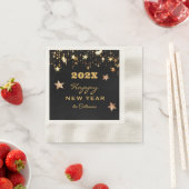 ハッピーニューイヤーパーティー 縁ありカクテルナプキン (インサイチュ)