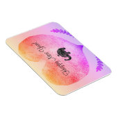 ハッピーニューイヤービッグハート&エレファントドードル マグネット (右側)