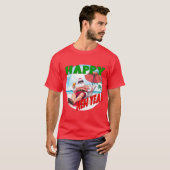 ハッピーニューイヤービーチサンタ Tシャツ (正面フル)