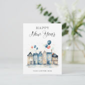 ハッピーニューイヤーフェスティバルハウス実在エテート農業 シーズンポストカード (スタンド正面)