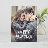 ハッピーニューイヤーフォトホリデー シーズンカード (スタンド正面)