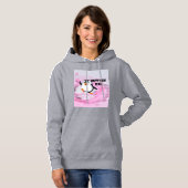 ハッピーニューイヤーフード付きスウェットシャツ パーカ (正面フル)