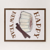 ハッピーニューイヤープエルトリカプディング ジグソーパズル (横)