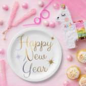 ハッピーニューイヤープレート ペーパープレート (パーティー)