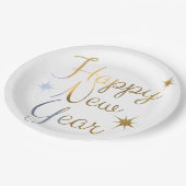 ハッピーニューイヤープレート ペーパープレート (アングル)