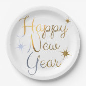 ハッピーニューイヤープレート ペーパープレート (正面)