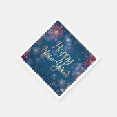 ハッピーニューイヤーペーパーナプキン スタンダードカクテルナプキン (角)