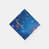 ハッピーニューイヤーペーパーナプキン スタンダードカクテルナプキン (角)