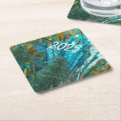 ハッピーニューイヤーホリデイ2025イベントパーティー ペーパーコースター (アングル)