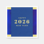 ハッピーニューイヤーホリデイ スタンダードカクテルナプキン (正面)