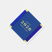 ハッピーニューイヤーホリデイ スタンダードカクテルナプキン (角)