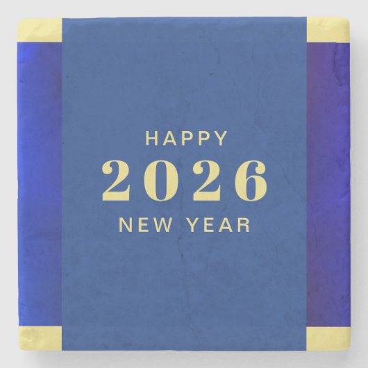 ハッピーニューイヤーホリデイ ストーンコースター (正面)