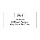 ハッピーニューイヤーホリデイ セルフインキングスタンプ (デザイン)