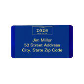 ハッピーニューイヤーホリデイ ラベル (正面)