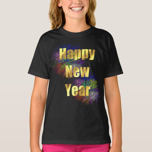 ハッピーニューイヤーホリデイ Tシャツ (正面)