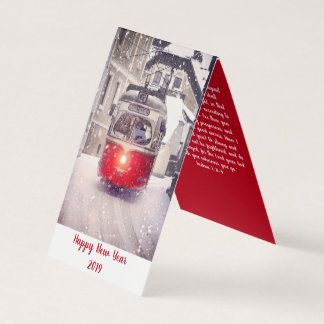 ハッピーニューイヤーホリデーカードジョシュア1:8-9