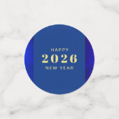 ハッピーニューイヤーホリデーテーブル紙吹雪 コンフェッティ (スモール正面)