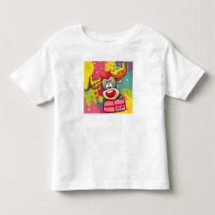 ハッピーニューイヤームース – フェスティバルお祝いデザイン トドラーTシャツ
