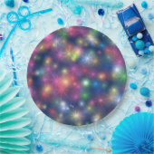 ハッピーニューイヤーメリークリスマスパーティーグリッタースター ペーパープレート (パーティー)