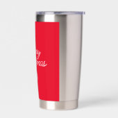 ハッピーニューイヤーメリークリスマスホリデーシーズン 保温保冷タンブラー (左面)