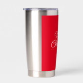 ハッピーニューイヤーメリークリスマスホリデーシーズン 保温保冷タンブラー (右面)