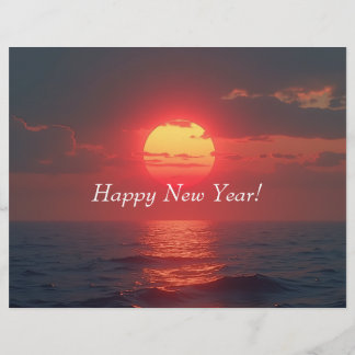 ハッピーニューイヤーレターヘッド レターヘッド