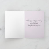 ハッピーニューイヤー冬の雪の家 カード (内部)