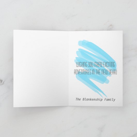 ハッピーニューイヤー南西サグアーロサボス シーズンカード (内部)