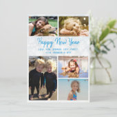 ハッピーニューイヤー大家族フォトカード シーズンカード (スタンド正面)