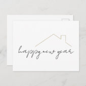 ハッピーニューイヤー実在エステート ポストカード (正面/裏面)